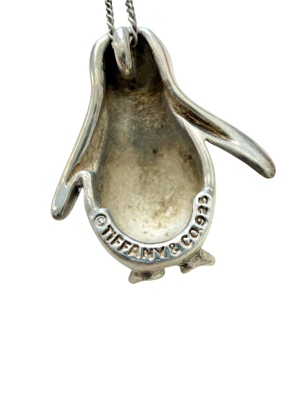 Tiffany & Co. Vintage Rare Penguin Pendant Necklace – Sterling Silver 925 - Picture 5 of 11